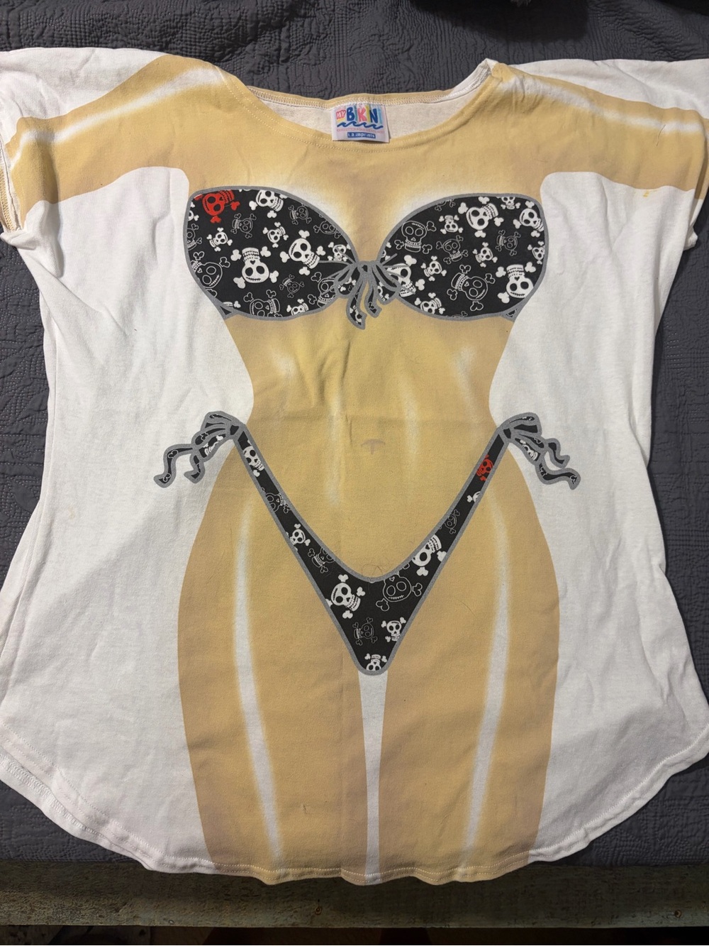 Fun graphic Swimsuit coverup